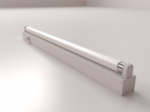 fluorescent fixture 3D 模型