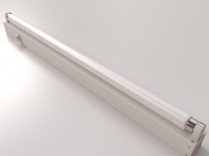 fluorescent fixture 3D 模型