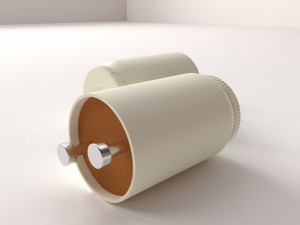 fluorescent starter 3D 모델