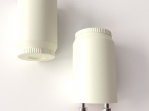 fluorescent starter 3D 모델