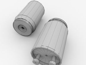 fluorescent starter 3D 모델