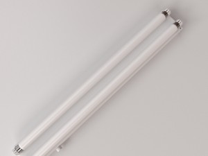 dual strip fluorescent fixture Modello 3D