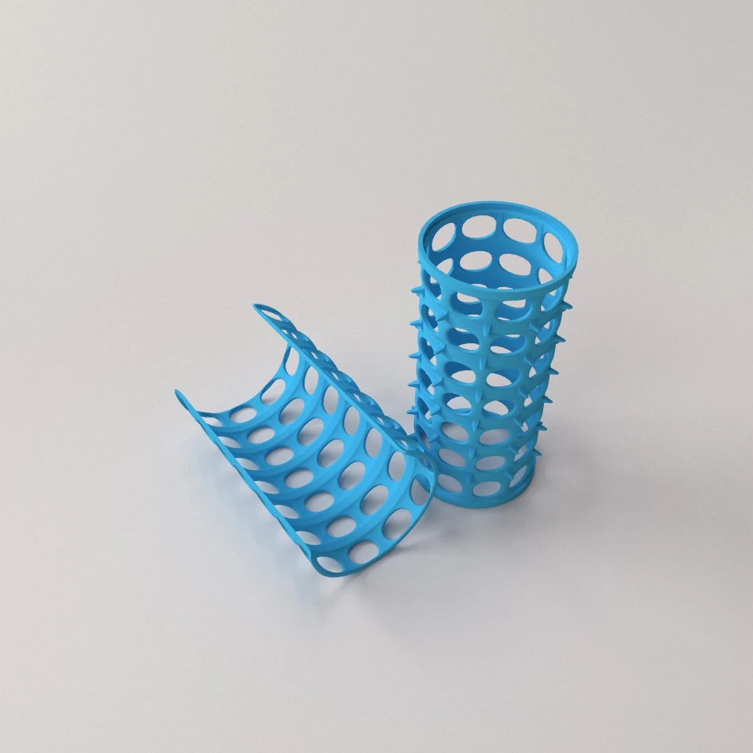 hair roller 3D Model .c4d .max .obj .3ds .fbx .stl .blend 
