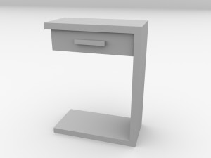 side table Modèle 3D