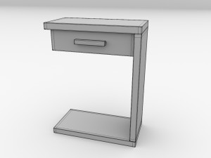 side table Modèle 3D