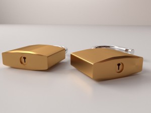 padlock Model 3D