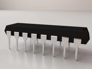microchip 3D Model