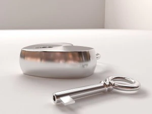 bloqueio de cora&ccedil;&atilde;o Modelo 3D