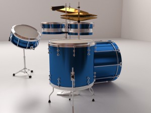 drum kit 3D Модель