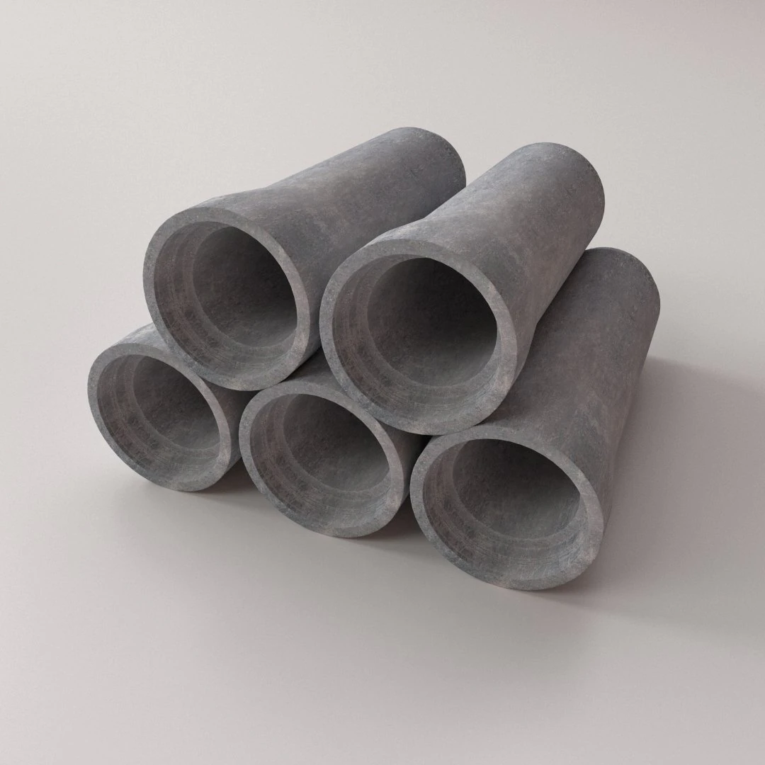 concrete drainage tube 3D Model .c4d .max .obj .3ds .fbx .stl .blend 