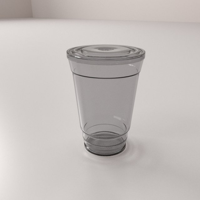 disposable cup 3D Модель .c4d .max .obj .3ds .fbx .stl .blend 