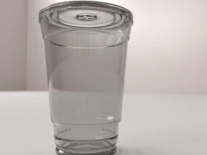 copo descart&aacute;vel Modelo 3D