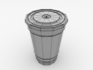 disposable cup 3D Модель