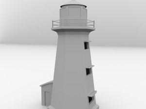 lighthouse 3D 模型