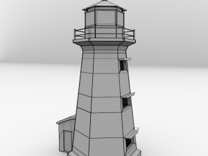 lighthouse 3D 模型