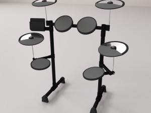 electronic drum Modelo 3D