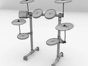 elektronische trommel 3D Model