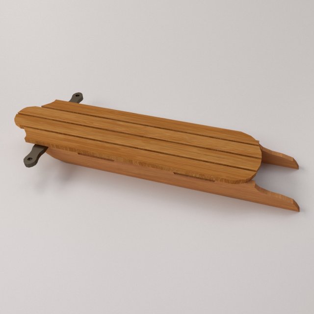 sled 3D Модель .c4d .max .obj .3ds .fbx .stl .blend 
