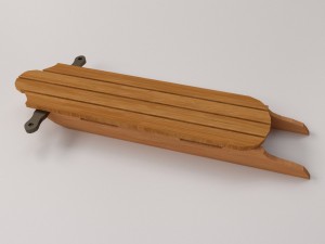 sled Model 3D