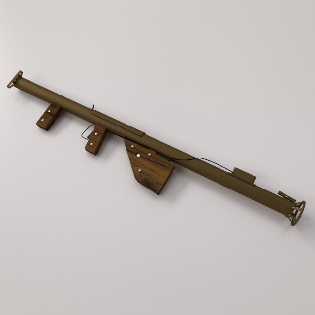 m1 bazooka 3D Model .c4d .max .obj .3ds .fbx .stl .blend 