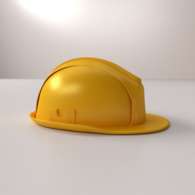 construction helmet Modelo 3D .c4d .max .obj .3ds .fbx .stl .blend 
