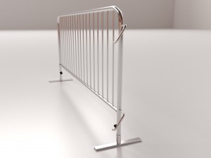 crowd barrier 3D-Modell
