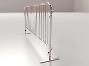 barreira de multid&atilde;o Modelo 3D
