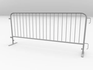barreira de multid&atilde;o Modelo 3D
