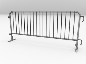 crowd barrier 3D-Modell