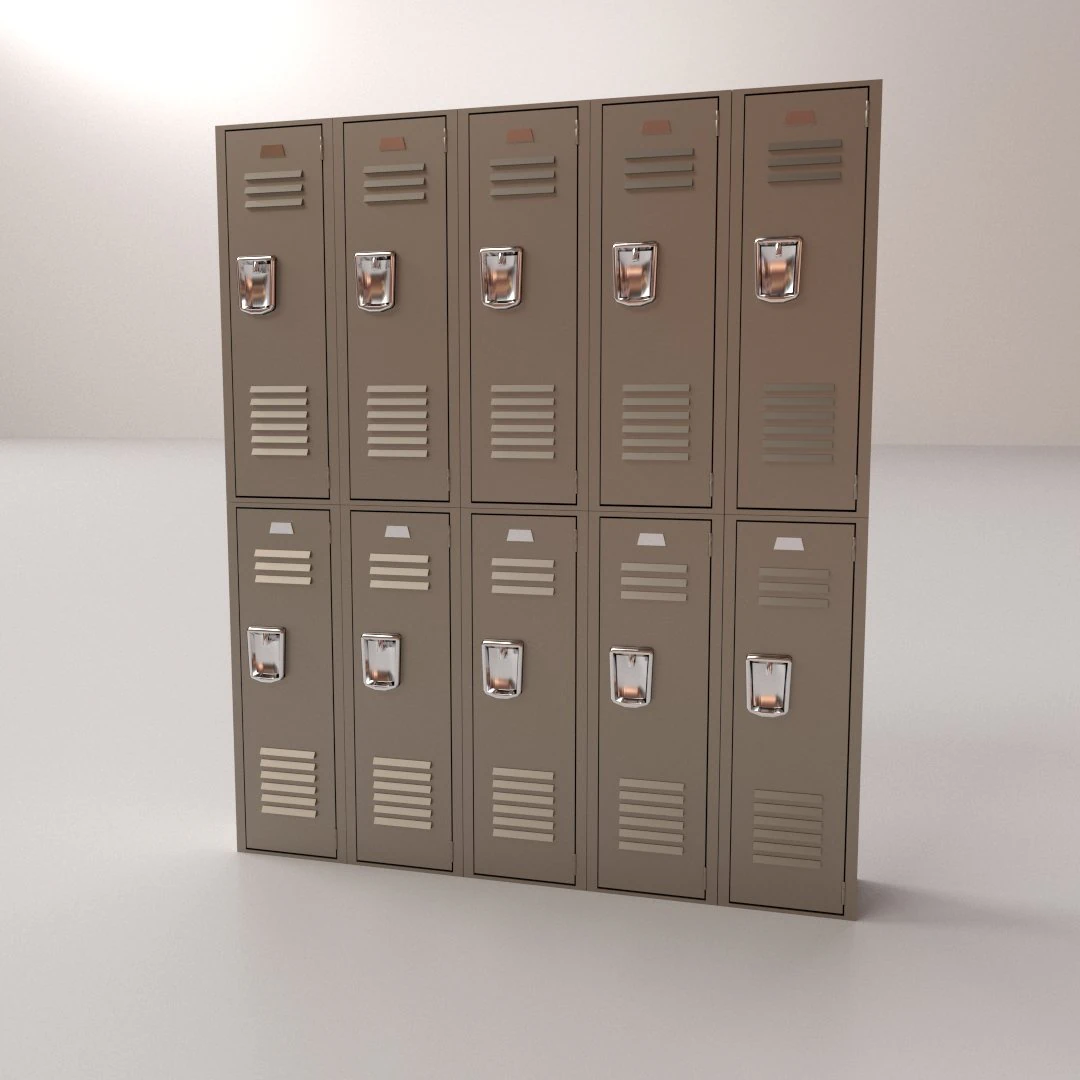 locker v2 3D Model .c4d .max .obj .3ds .fbx .stl .blend 