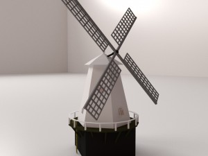 windmill 3D Model