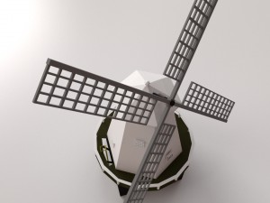 windmill Model 3D