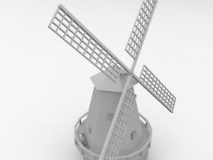 windmill Model 3D