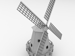 windmill Model 3D