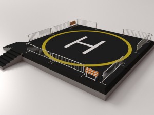 helipad Modèle 3D