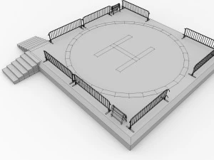 helipad 3D Model