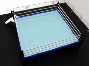wrestling ring 3D 模型