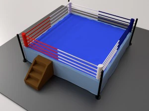 ring de boxeo Modelo 3D