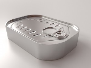 sardine can Modèle 3D