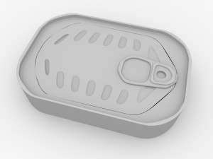 sardine can Modèle 3D