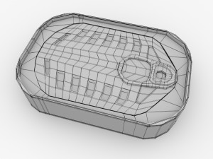sardine can Modèle 3D