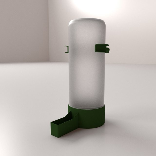 bird auto drinker 3D Model .c4d .max .obj .3ds .fbx .stl .blend 