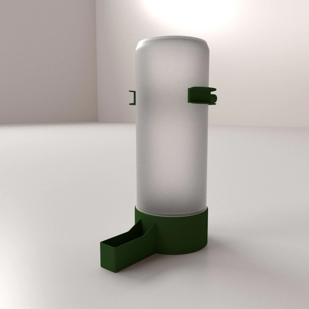 bird auto drinker 3D Model .c4d .max .obj .3ds .fbx .stl .blend 