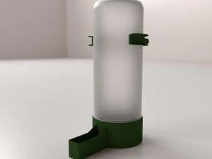 automatische drinker voor vogels 3D Model