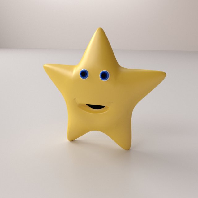 twinkle star 3D Model .c4d .max .obj .3ds .fbx .stl .blend 