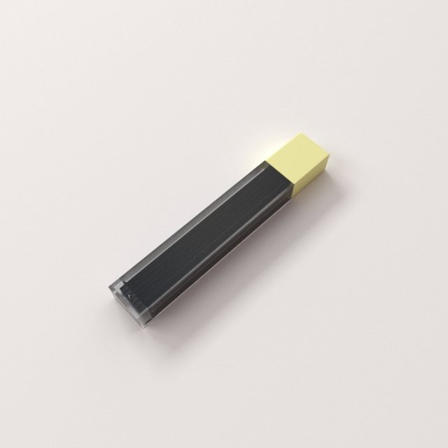 mechanical pencil lead 3D Model .c4d .max .obj .3ds .fbx .stl .blend 