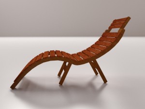 patio chair 3Dモデル