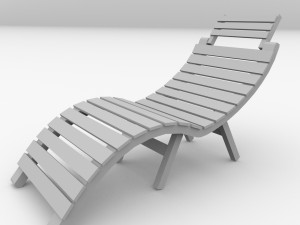patio chair 3Dモデル
