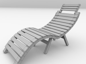 patio chair 3Dモデル