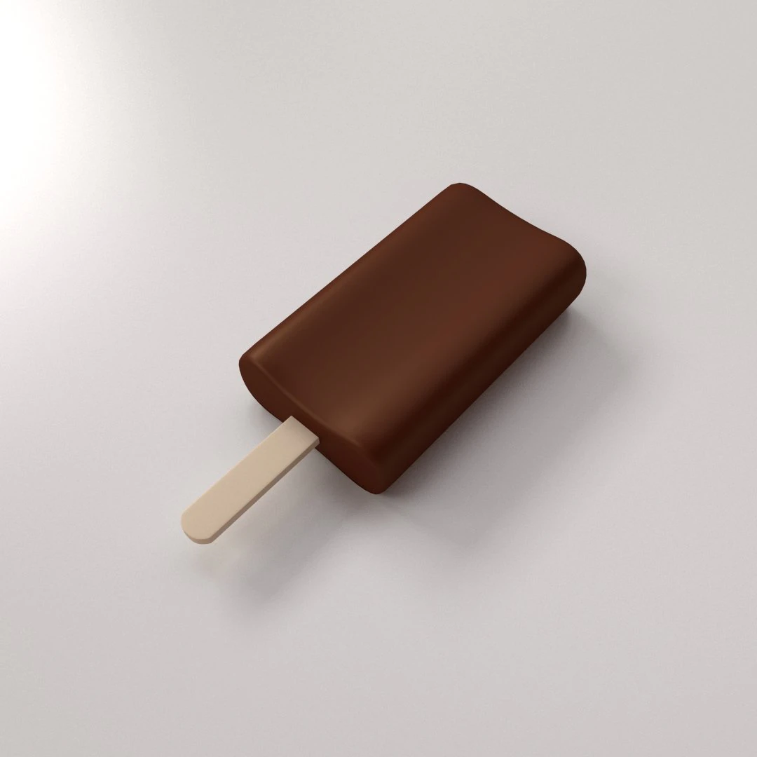 ice cream bar 3D Model .c4d .max .obj .3ds .fbx .stl .blend 
